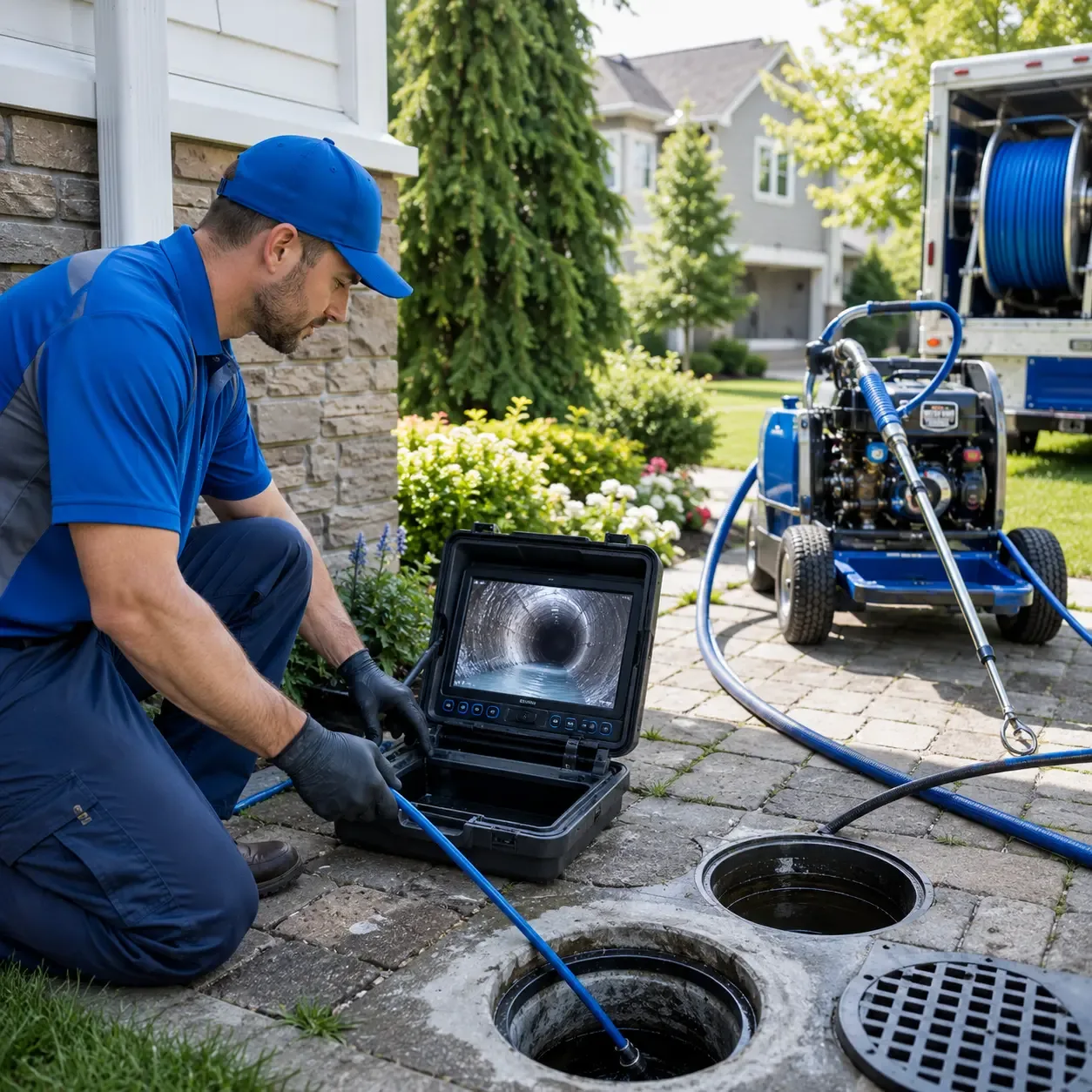 Outdoor drain cleaning professionals serving Bridgewater, VA